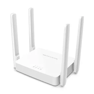 Mercusys AC10 AC1200 ruter, 2xLAN, 1xWAN, 4x fiksna antena