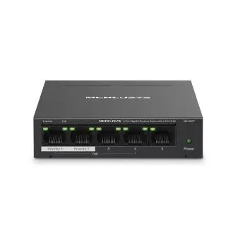 Mercusys MS105GP 5xGb stolni preklopnik 4xPoE+ Mercusys MS105GP 5xGb stolni preklopnik 4xPoE+