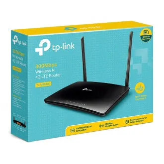 TP-Link TL-MR6400 4G LTE WiFi N ruter, 4x FE porta TP-Link TL-MR6400 4G LTE WiFi N ruter, 4x FE porta
