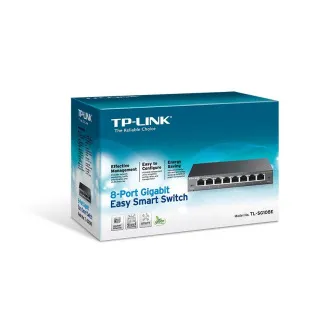TP-Link TL-SG108E 8x Gb bez ventilatora Easy Smart Switch