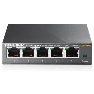TP-Link TL-SG105E 5-portni gigabitni jednostavni pametni preklopnik TP-Link TL-SG105E 5-portni gigabitni jednostavni pametni preklopnik