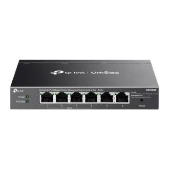 TP-Link ES206GP 6xGb (4xPOE+) Jednostavan automatski prekidač Omada TP-Link ES206GP 6xGb (4xPOE+) Jednostavan automatski prekidač Omada