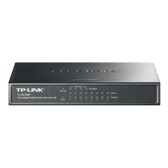 TP-Link TL-SG1008P 8xGB (4xPOE) 64W stolni preklopnik bez ventilatora TP-Link TL-SG1008P 8xGB (4xPOE) 64W stolni preklopnik bez ventilatora