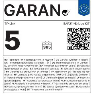 TP-Link EAP211-Bridge KIT 5GHz AC867 unutarnja/vanjska pristupna točka TP-Link EAP211-Bridge KIT 5GHz AC867 unutarnja/vanjska pristupna točka