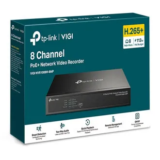 VIGI NVR1008H-8MP 8-kanalni PoE mrežni video snimač