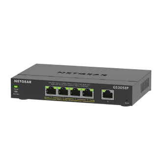 NETGEAR 5PT GE PLUS SWCH W/POE+