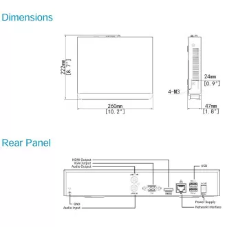 Uniview NVR301-04B-IQ, 4 kanala, max.IN:80Mbps/OUT:80Mbps, SIP pametna analitika, UMD, 4K HDMI Uniview NVR301-04B-IQ, 4 kanala, max.IN:80Mbps/OUT:80Mbps, SIP pametna analitika, UMD, 4K HDMI