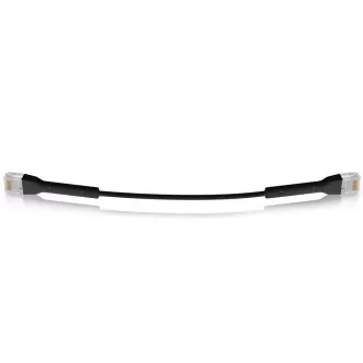 Ubiquiti Ethernet Patch kabel, 0,22 m, Cat6, crni