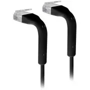 Ubiquiti Ethernet Patch kabel, 0,22 m, Cat6, crni, pakiranje od 50 komada