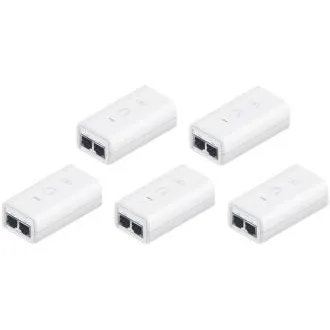 Ubiquiti POE-24-12W-G-WH, GB PoE Injector, 24V/0.5A(12W), 5ti paket Ubiquiti POE-24-12W-G-WH, GB PoE Injector, 24V/0.5A(12W), 5ti paket