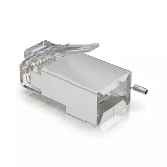 Ubiquiti UISP-Connector-SHD - STP RJ45 konektor, Cat5, 8p8c, žica, pozlaćena, AWG24 (100kom)