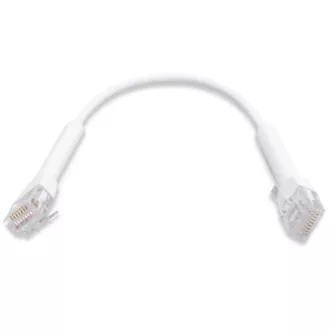 Ubiquiti U-Cable-PATCH-RJ45, Eth Patch kabel, 0,1 m (0,22 m s konektorima), Cat6, bijeli