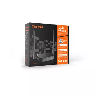 Tenda 4G05 Wi-Fi N300 4G / 3G LTE ruter, 2x WAN/LAN, 1x nanoSIM, IPv6, VPN, LTE Cat.4, CZ App