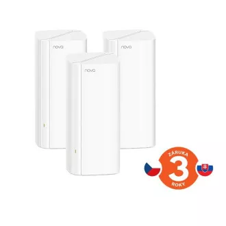 Tenda Nova EX12 (3 paketa) WiFi6 AX3000 Mesh Gigabitni sustav, 9xGLAN/GWAN, WPA3, VPN, SMART CZ aplikacija