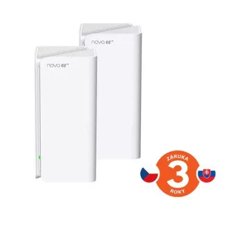 Tenda Nova MX21 Pro (2 paketa) WiFi6E AXE5700 Mesh Gigabitni sustav, 6x GLAN/GWAN, WPA3, VPN, CZ aplikacija