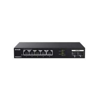 Tenda TEM2007X - Multi-gigabit switch, 5x 2.5G RJ45 + 2x 10G SFP+ port, MAC 16K, zaštita 6kV Tenda TEM2007X - Multi-gigabit switch, 5x 2.5G RJ45 + 2x 10G SFP+ port, MAC 16K, zaštita 6kV