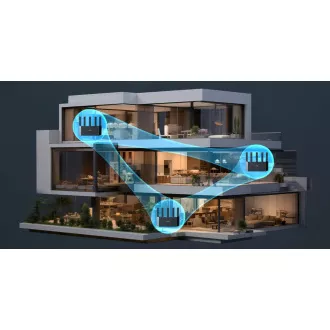 Tenda TX12L Pro AX3000 WiFi 6 isprepleteni usmjerivač, 1x GWAN, 3x GLAN, IPv6, 5x 6dBi, WPA 3, CZ aplikacija