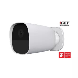 iGET SECURITY EP26 Bijela - WiFi baterija FullHD kamera, IP65, zvuk, neovisna i za alarm M5-4G CZ