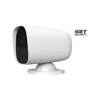 iGET SECURITY EP26 Bijela - WiFi baterija FullHD kamera, IP65, zvuk, neovisna i za alarm M5-4G CZ