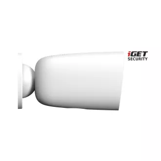 iGET SECURITY EP26 Bijela - WiFi baterija FullHD kamera, IP65, zvuk, neovisna i za alarm M5-4G CZ