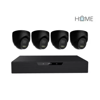 iGET HOME N85P4 - kamera NVR PoE set 3K rezolucije, 8CH NVR + 4x kamera sa zvukom, IR i LED