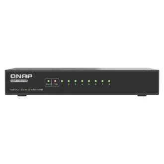 QNAP preklopnik QSW-1108-8T-R2 (8x 2.5GbE port, pasivno hlađenje, podrška 100M/ 1G/ 2.5G)