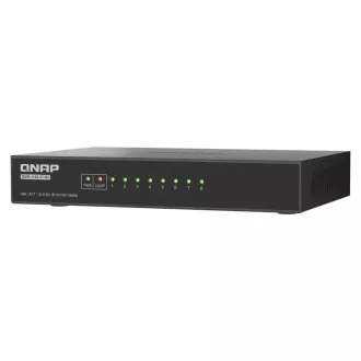 QNAP preklopnik QSW-1108-8T-R2 (8x 2.5GbE port, pasivno hlađenje, podrška 100M/ 1G/ 2.5G)