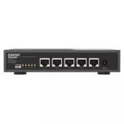 QNAP preklopnik QSW-3205-5T (5x 10GbE port, pasivno hlađenje, podrška za 100M/ 1G/ 2.5G / 5G i 10G)