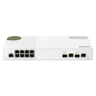 QNAP upravljani preklopnik QSW-M2108-2C (8x 2.5GbE RJ45 i 2x kombinirani 10GbE SFP+ / RJ-45)