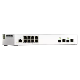 QNAP upravljani preklopnik QSW-M2108-2C (8x 2.5GbE RJ45 i 2x kombinirani 10GbE SFP+ / RJ-45)