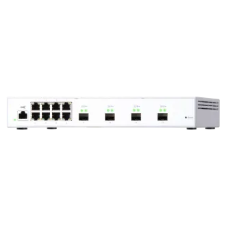 QNAP upravljani preklopnik QSW-M408S (12 portova: 8x gigabitni port + 4x 10G SFP+ portovi)