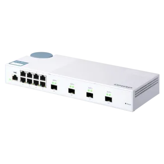 QNAP upravljani preklopnik QSW-M408S (12 portova: 8x gigabitni port + 4x 10G SFP+ portovi)
