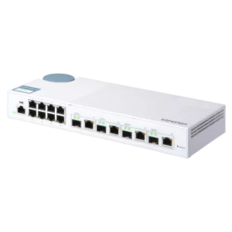 QNAP upravljani prekidač QSW-M408-4C (12 portova: 8x Gigabit port + 4x 10G SFP+ / 10GbE kombinirani portovi)