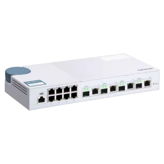 QNAP upravljani prekidač QSW-M408-4C (12 portova: 8x Gigabit port + 4x 10G SFP+ / 10GbE kombinirani portovi)