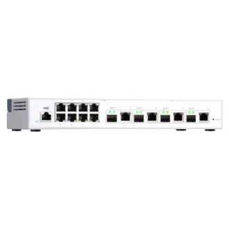 QNAP upravljani prekidač QSW-M408-4C (12 portova: 8x Gigabit port + 4x 10G SFP+ / 10GbE kombinirani portovi)