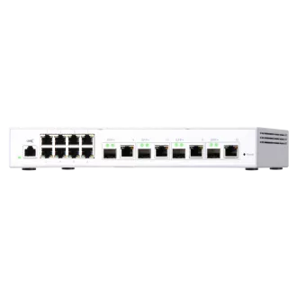 QNAP upravljani prekidač QSW-M408-4C (12 portova: 8x Gigabit port + 4x 10G SFP+ / 10GbE kombinirani portovi)