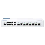 QNAP upravljani prekidač QSW-M408-4C (12 portova: 8x Gigabit port + 4x 10G SFP+ / 10GbE kombinirani portovi)