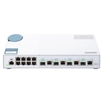 QNAP upravljani prekidač QSW-M408-4C (12 portova: 8x Gigabit port + 4x 10G SFP+ / 10GbE kombinirani portovi) QNAP upravljani prekidač QSW-M408-4C (12 portova: 8x Gigabit port + 4x 10G SFP+ / 10GbE kombinirani portovi)