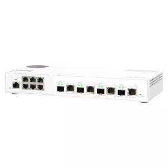 QNAP upravljani prekidač QSW-M2106-4C (6x 2,5GbE RJ45 i 4x kombinirani 10GbE SFP+ / 10GbE RJ-45)
