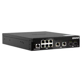 QNAP upravljani preklopnik QSW-M2106R-2S2T (6x 2.5GbE RJ45, 2x 10GbE RJ45, 2x 10GbE SFP+, uska širina) QNAP upravljani preklopnik QSW-M2106R-2S2T (6x 2.5GbE RJ45, 2x 10GbE RJ45, 2x 10GbE SFP+, uska širina)