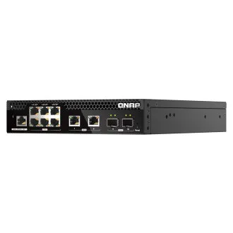 QNAP upravljani preklopnik QSW-M2106R-2S2T (6x 2.5GbE RJ45, 2x 10GbE RJ45, 2x 10GbE SFP+, uska širina) QNAP upravljani preklopnik QSW-M2106R-2S2T (6x 2.5GbE RJ45, 2x 10GbE RJ45, 2x 10GbE SFP+, uska širina)
