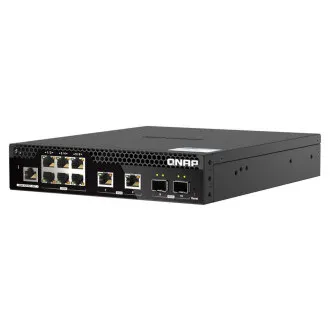 QNAP upravljani preklopnik QSW-M2106R-2S2T (6x 2.5GbE RJ45, 2x 10GbE RJ45, 2x 10GbE SFP+, uska širina) QNAP upravljani preklopnik QSW-M2106R-2S2T (6x 2.5GbE RJ45, 2x 10GbE RJ45, 2x 10GbE SFP+, uska širina)