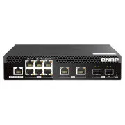 QNAP upravljani preklopnik QSW-M2106R-2S2T (6x 2.5GbE RJ45, 2x 10GbE RJ45, 2x 10GbE SFP+, uska širina)