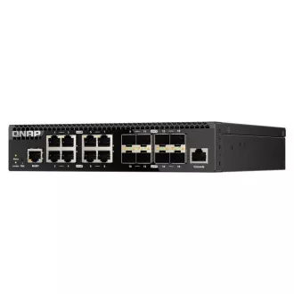 QNAP preklopnik QSW-3216R-8S8T (8x 10G GbE portova + 8x 10G SFP+ portova, polovična širina)
