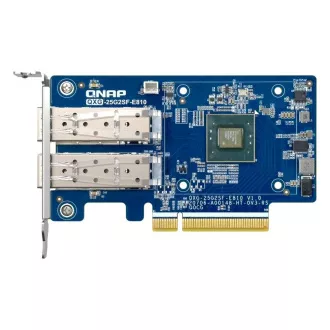 QNAP QXG-25G2SF-E810 - 2x 25GbE SFP28, PCIe Gen3 x8