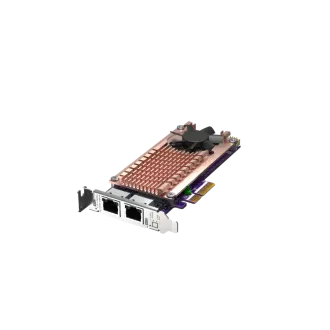 QNAP QM2 serija, 2 x PCIe 2280 M.2 SSD utora, PCIe Gen3 x 4, 2 x Intel I225LM 2.5GbE NBASE-T port