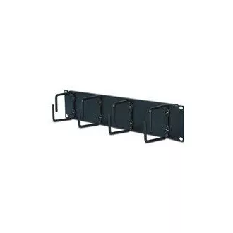 2U horizontalni organizator kabela crni