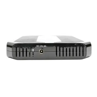 USB stanica za punjenje s prostorom za pohranu, izlaz 10x 12V, 8A, 96W, Schuko kabel za napajanje
