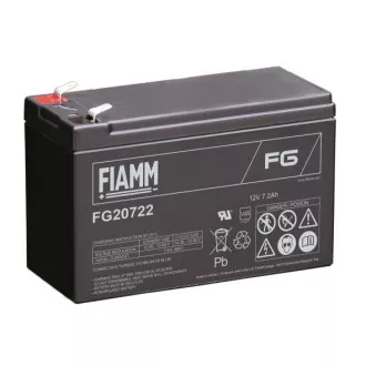 Fiamm olovna baterija FG20722 12V/7.2Ah Faston 6.3