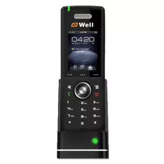 WELL RTX8630 IP DECT slušalica za RTX8660, 2" LCD zaslon s crticom, 8 programskih tipki.